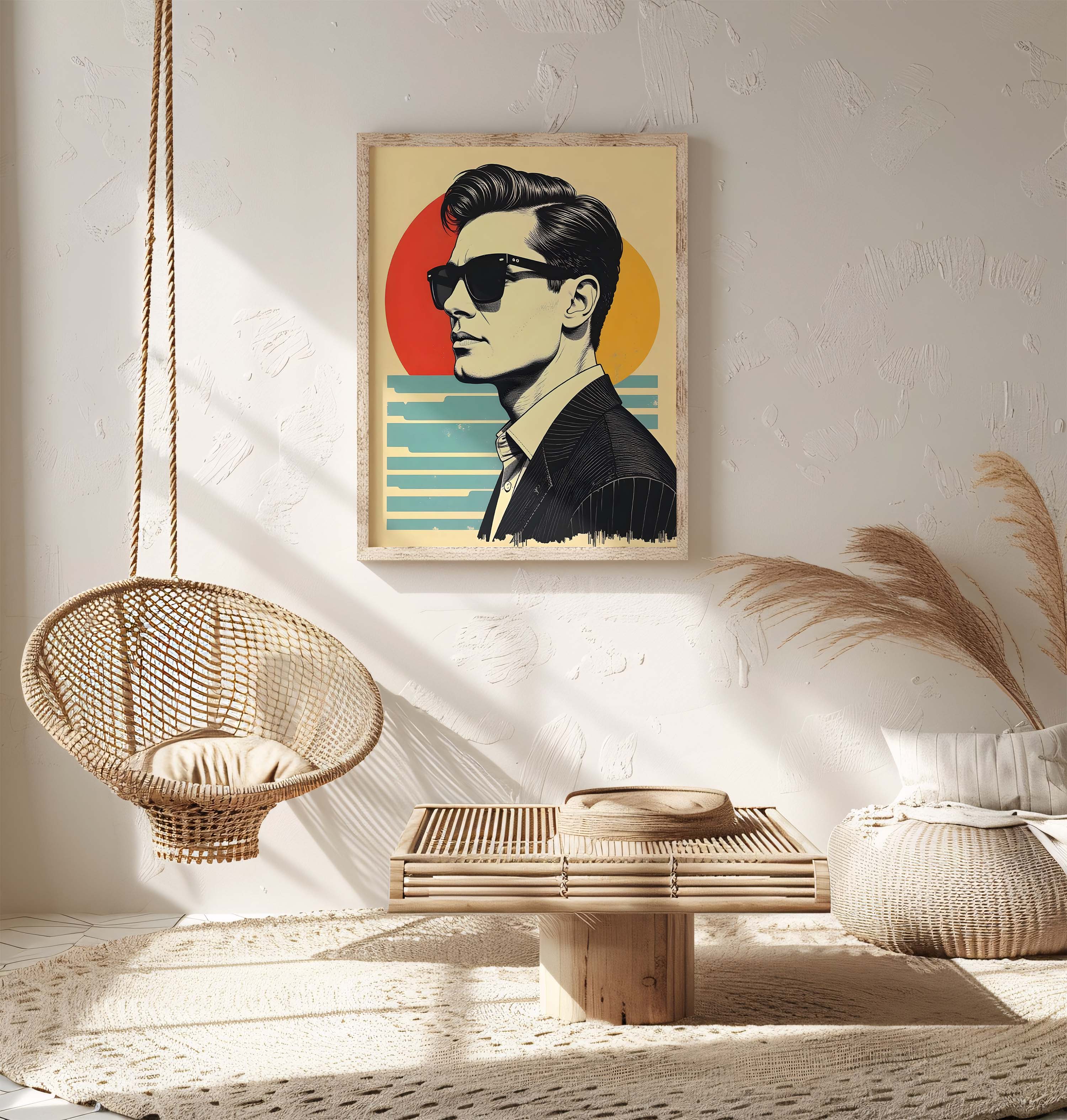 Modern Icon | Bold Pop Art Male Portrait