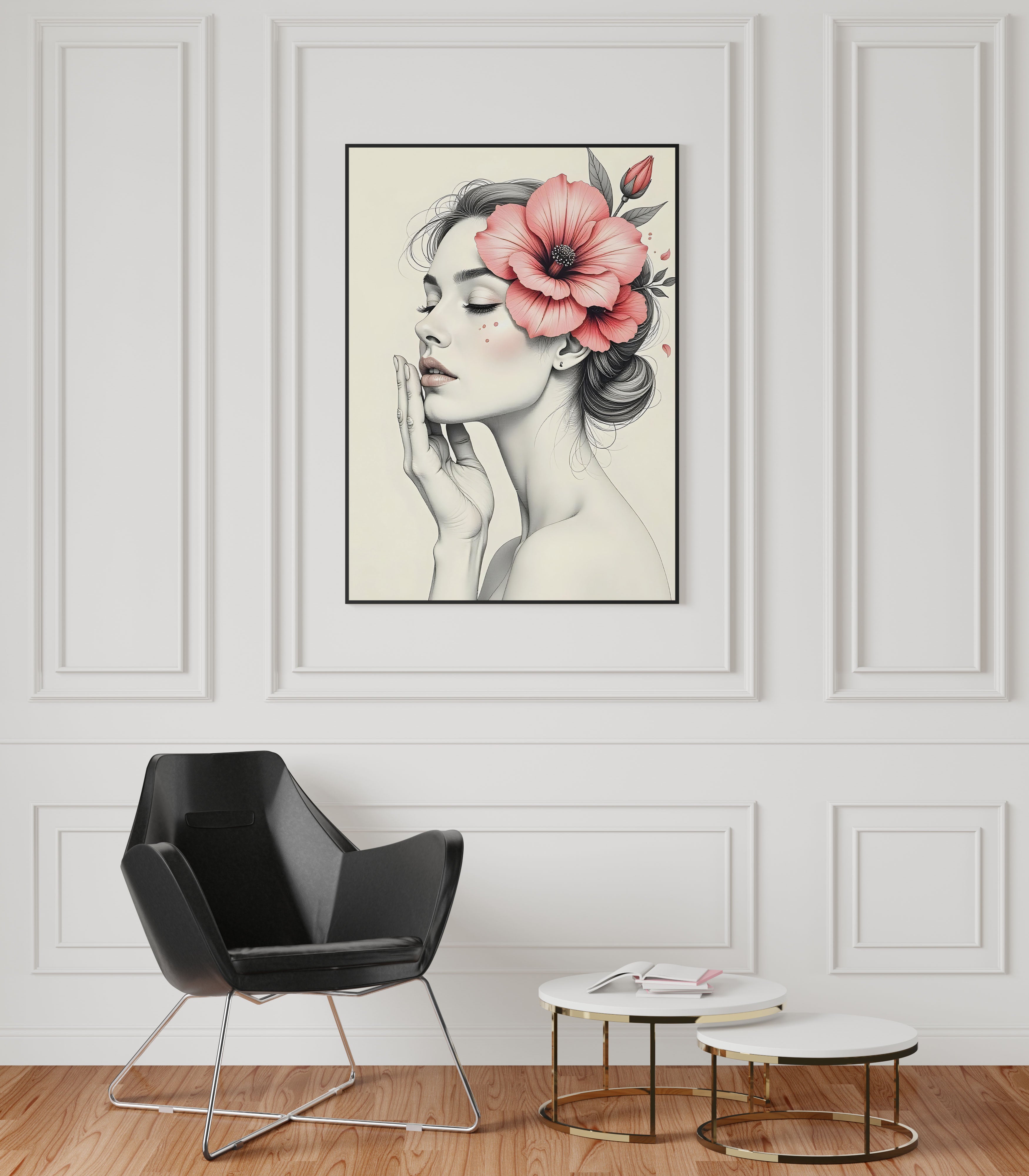 Bloom of Silence | Soft Feminine Portrait