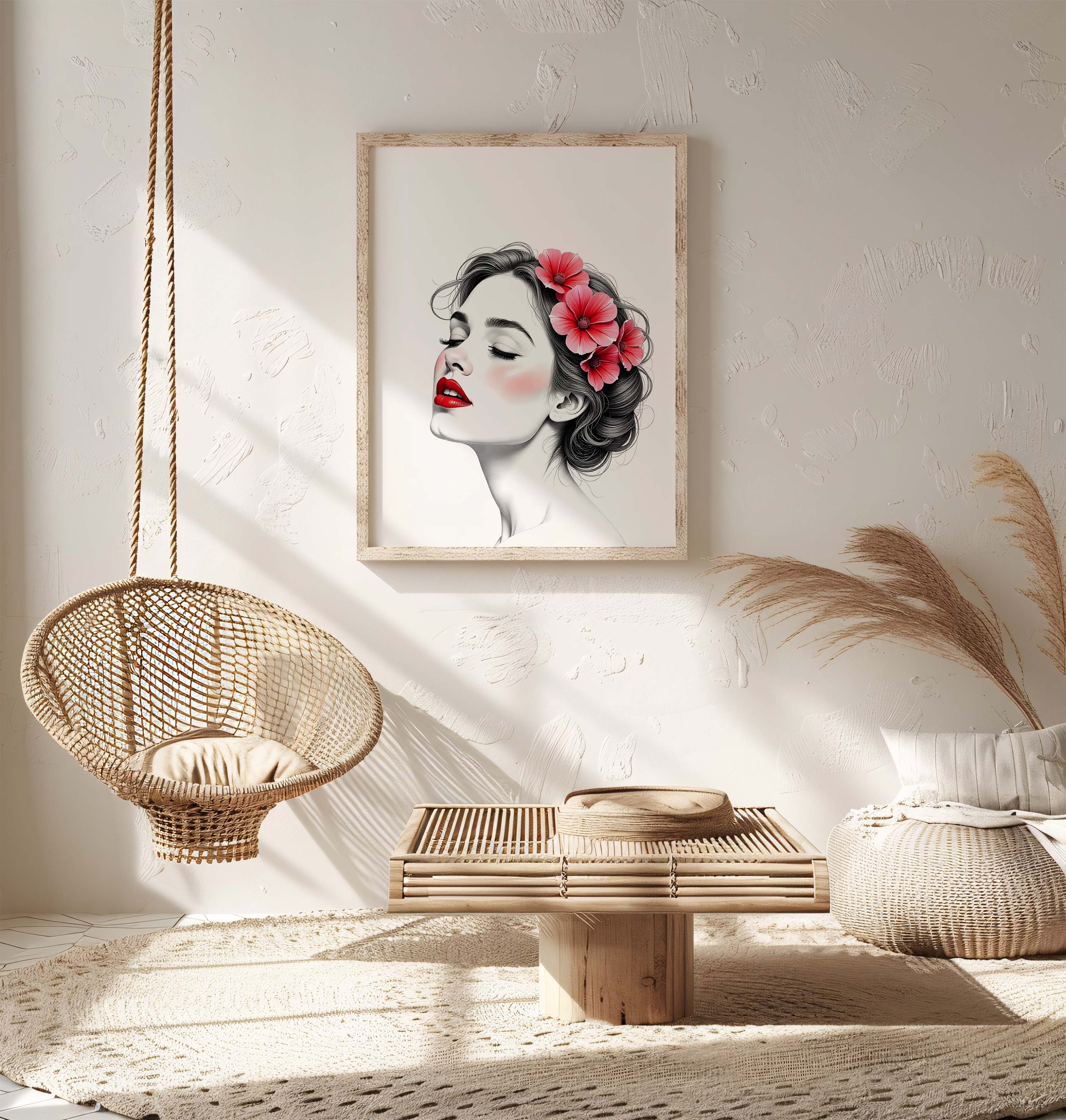 Blush Blossom | Feminine Floral Portrait
