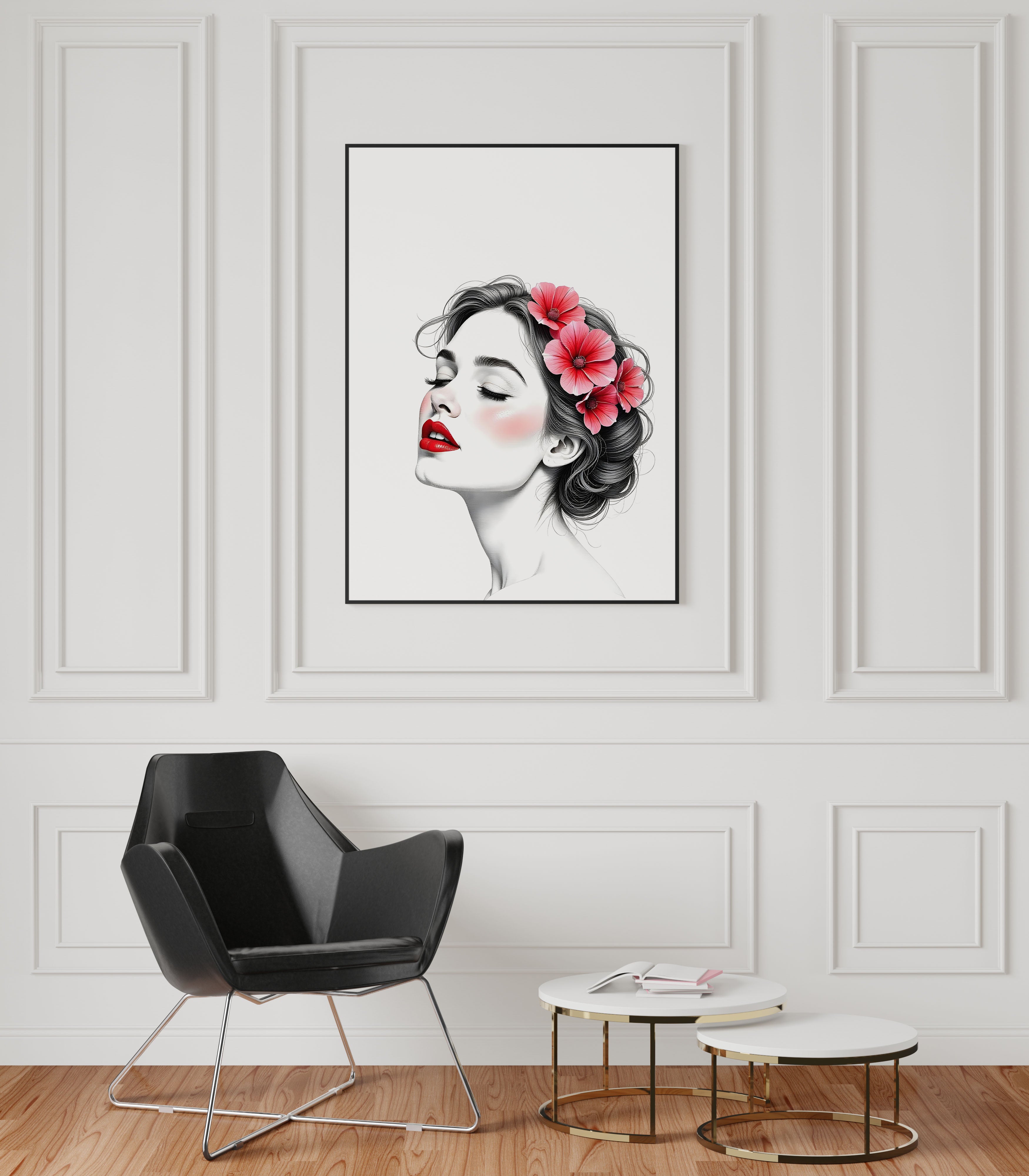 Blush Blossom | Feminine Floral Portrait