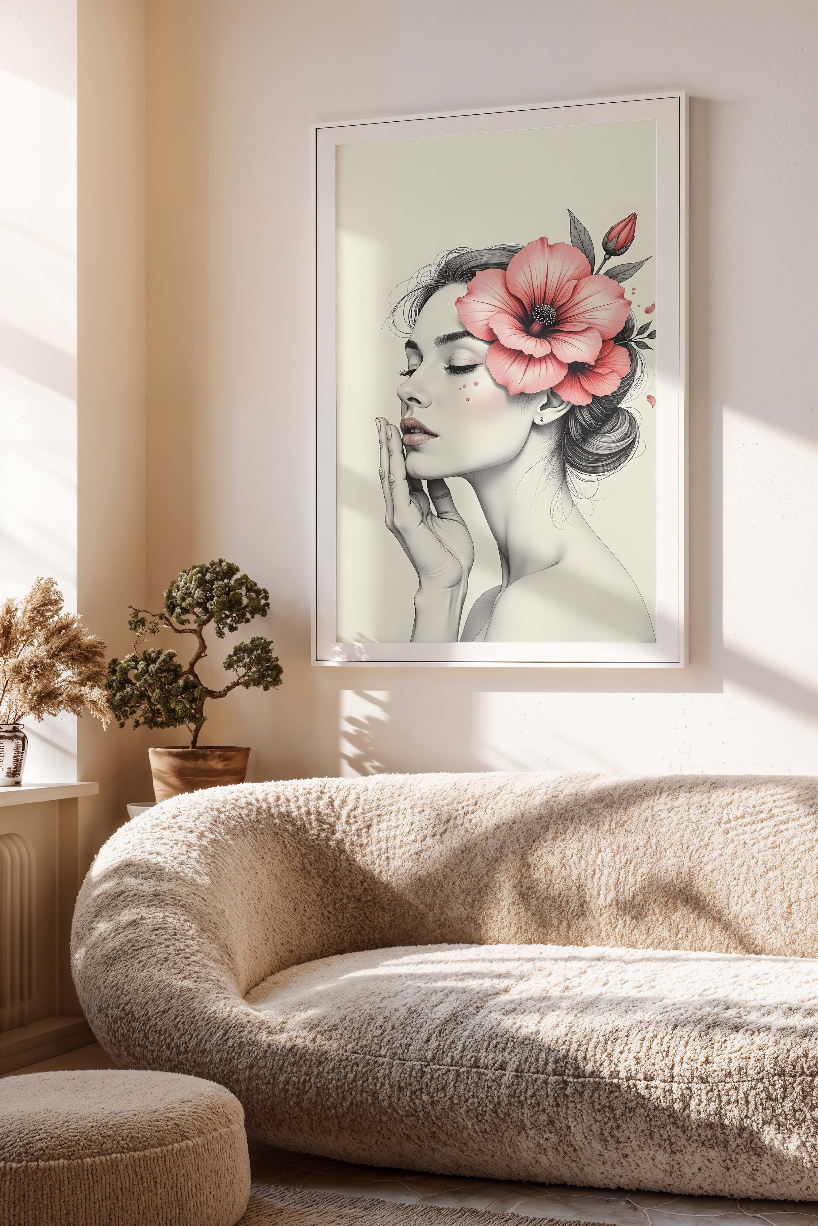 Bloom of Silence | Soft Feminine Portrait