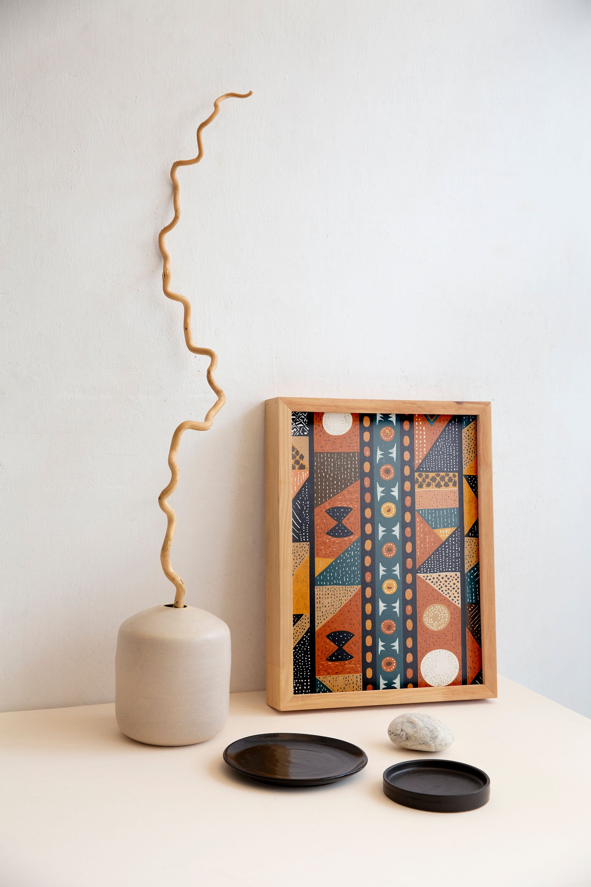 Tribal Echo | Bold Geometric Tribal Pattern