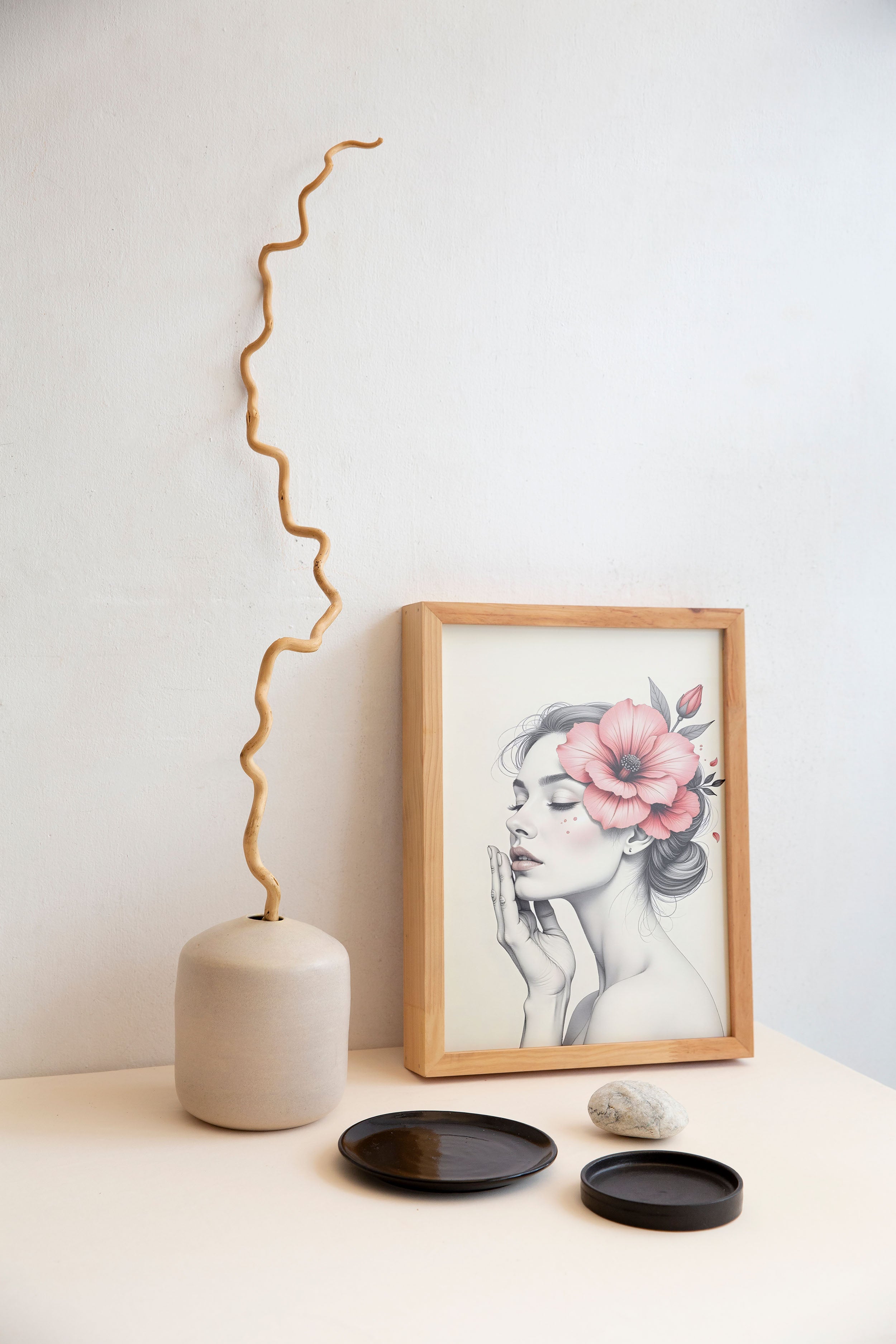 Bloom of Silence | Soft Feminine Portrait