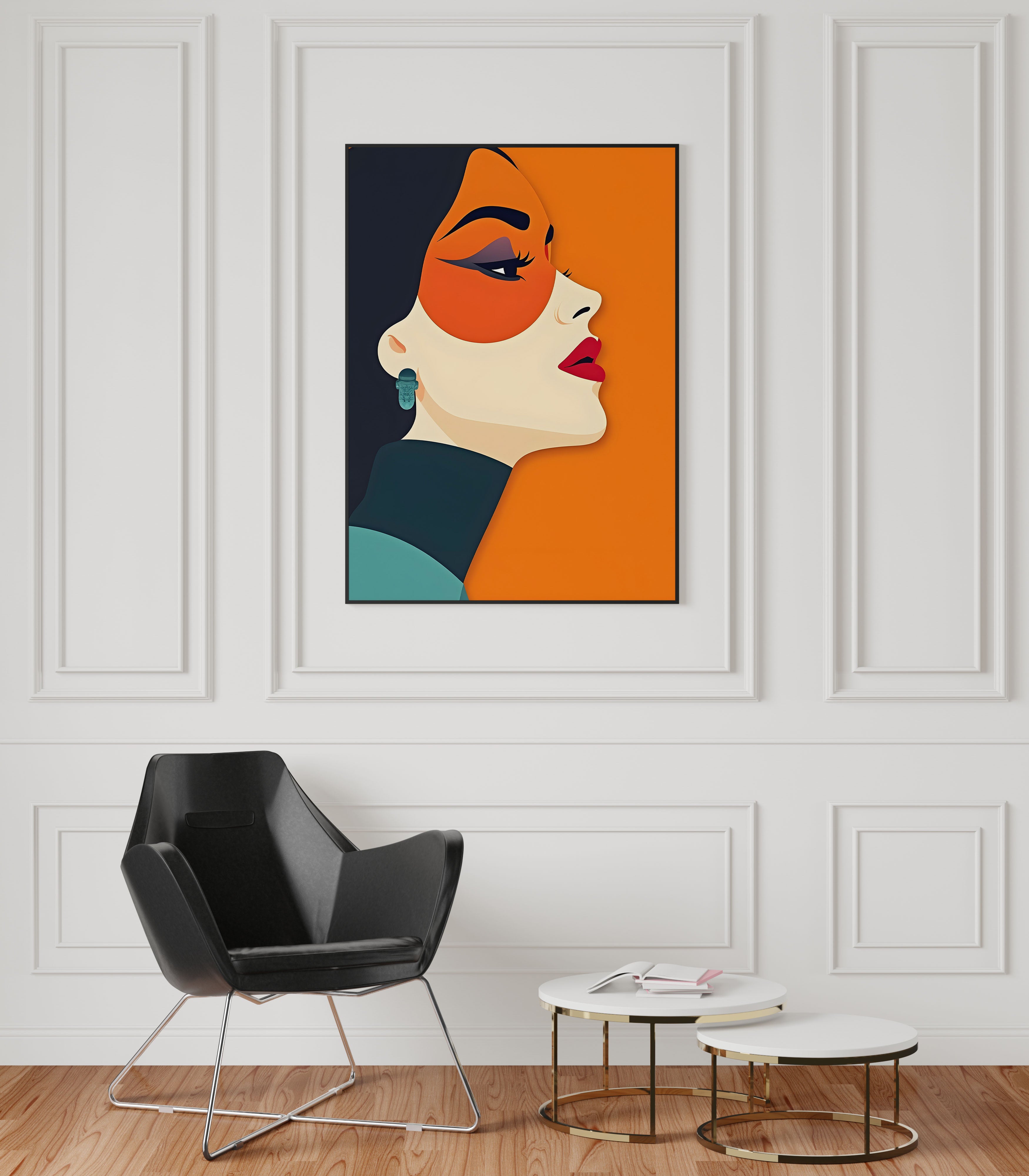 Bold Muse | Contemporary Graphic Woman Portrait