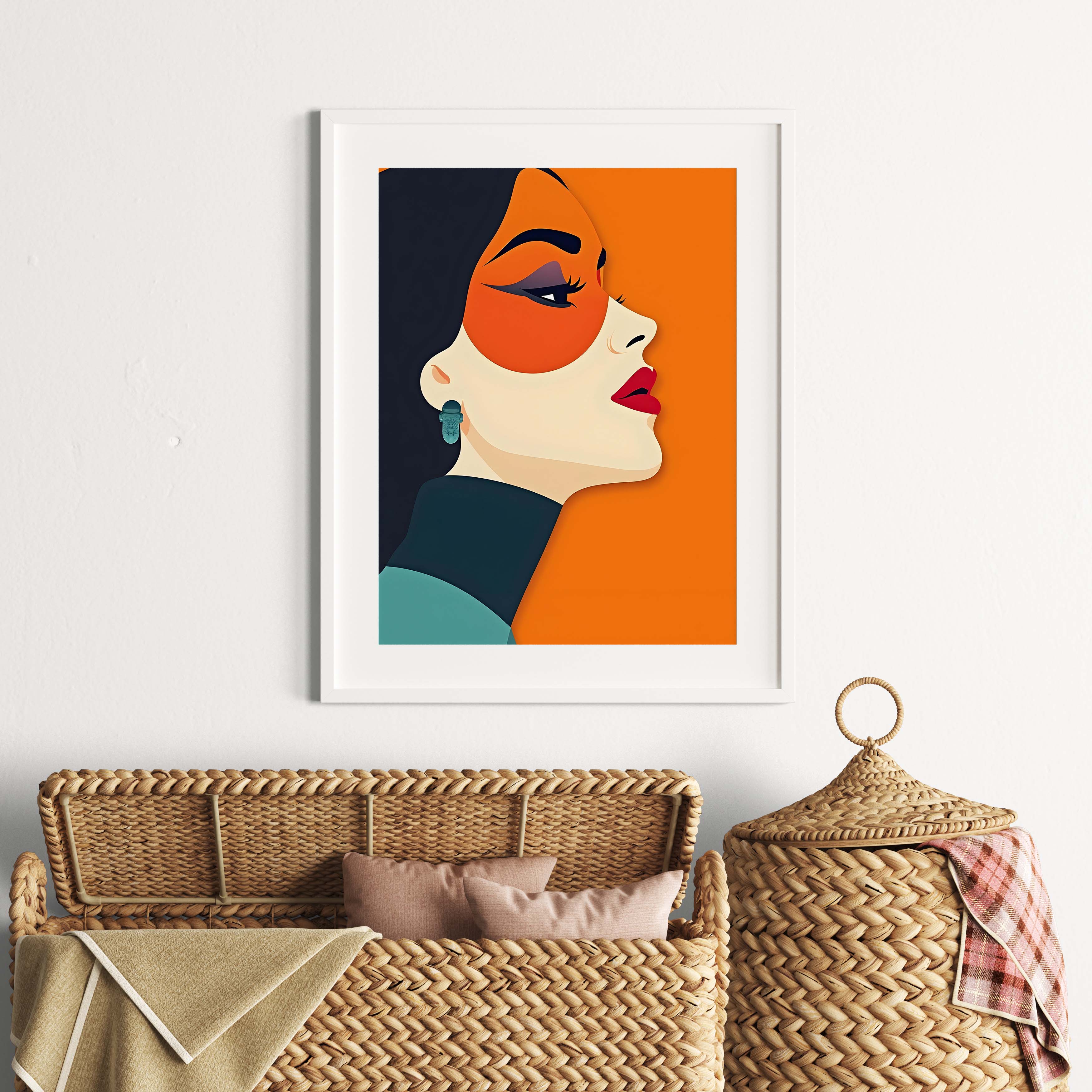 Bold Muse | Contemporary Graphic Woman Portrait