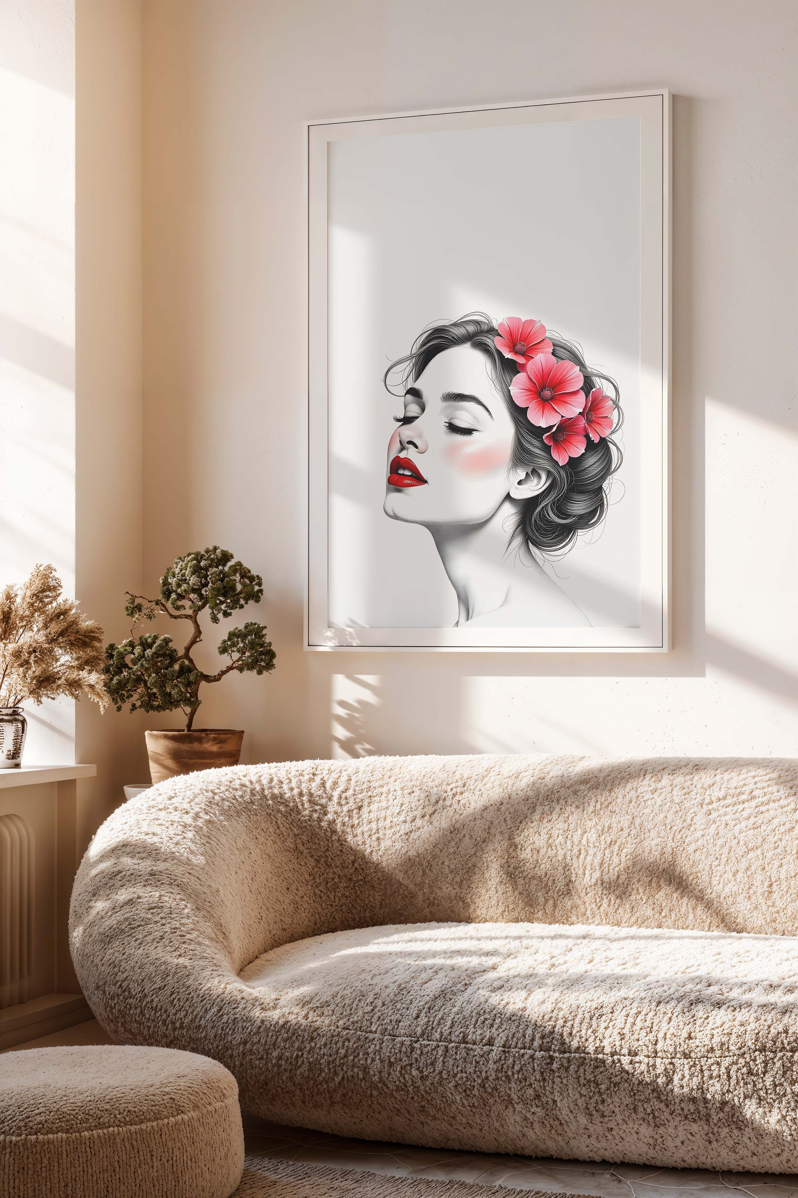 Blush Blossom | Feminine Floral Portrait