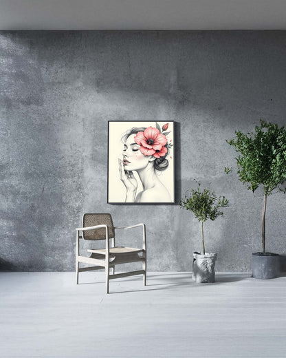 Bloom of Silence | Soft Feminine Portrait