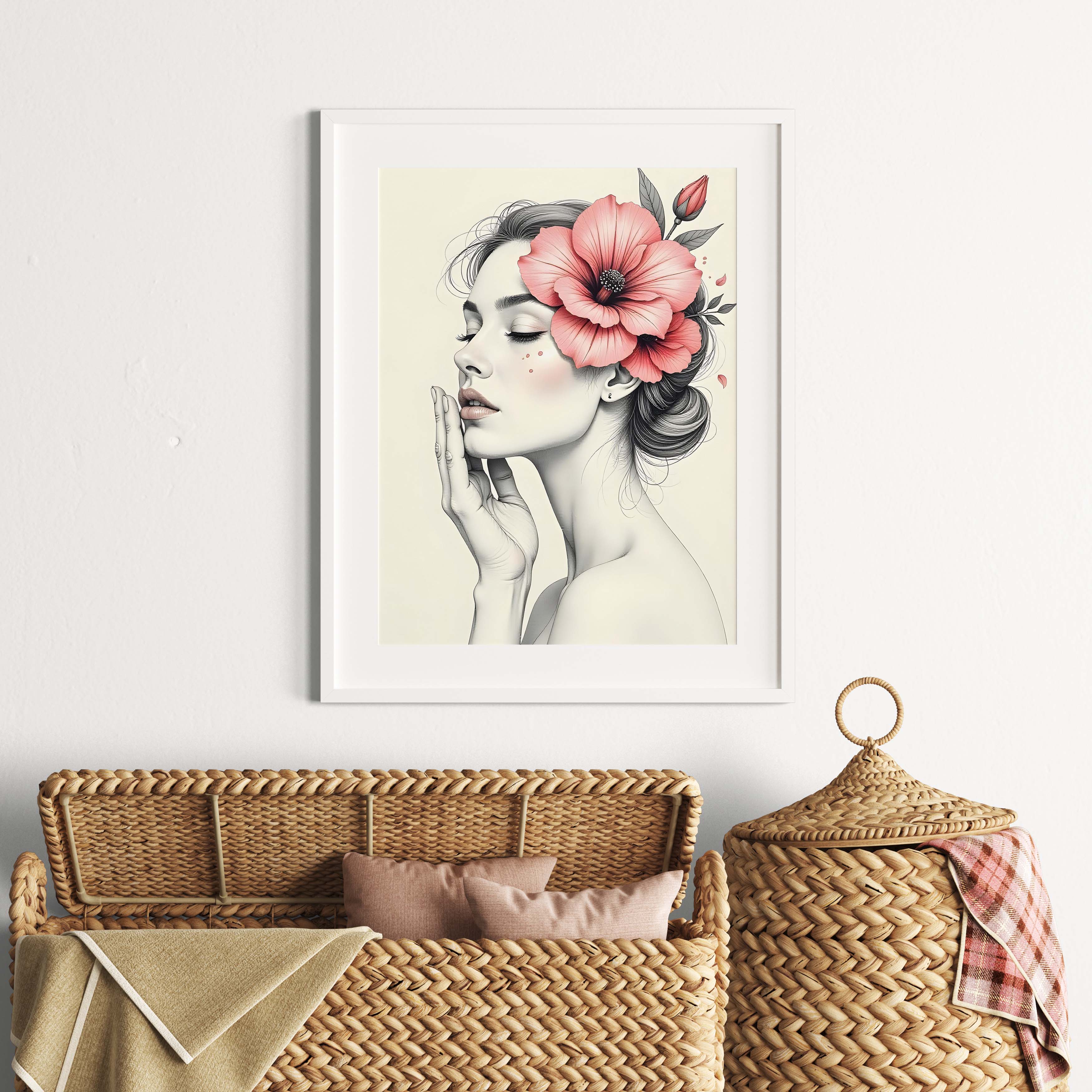 Bloom of Silence | Soft Feminine Portrait
