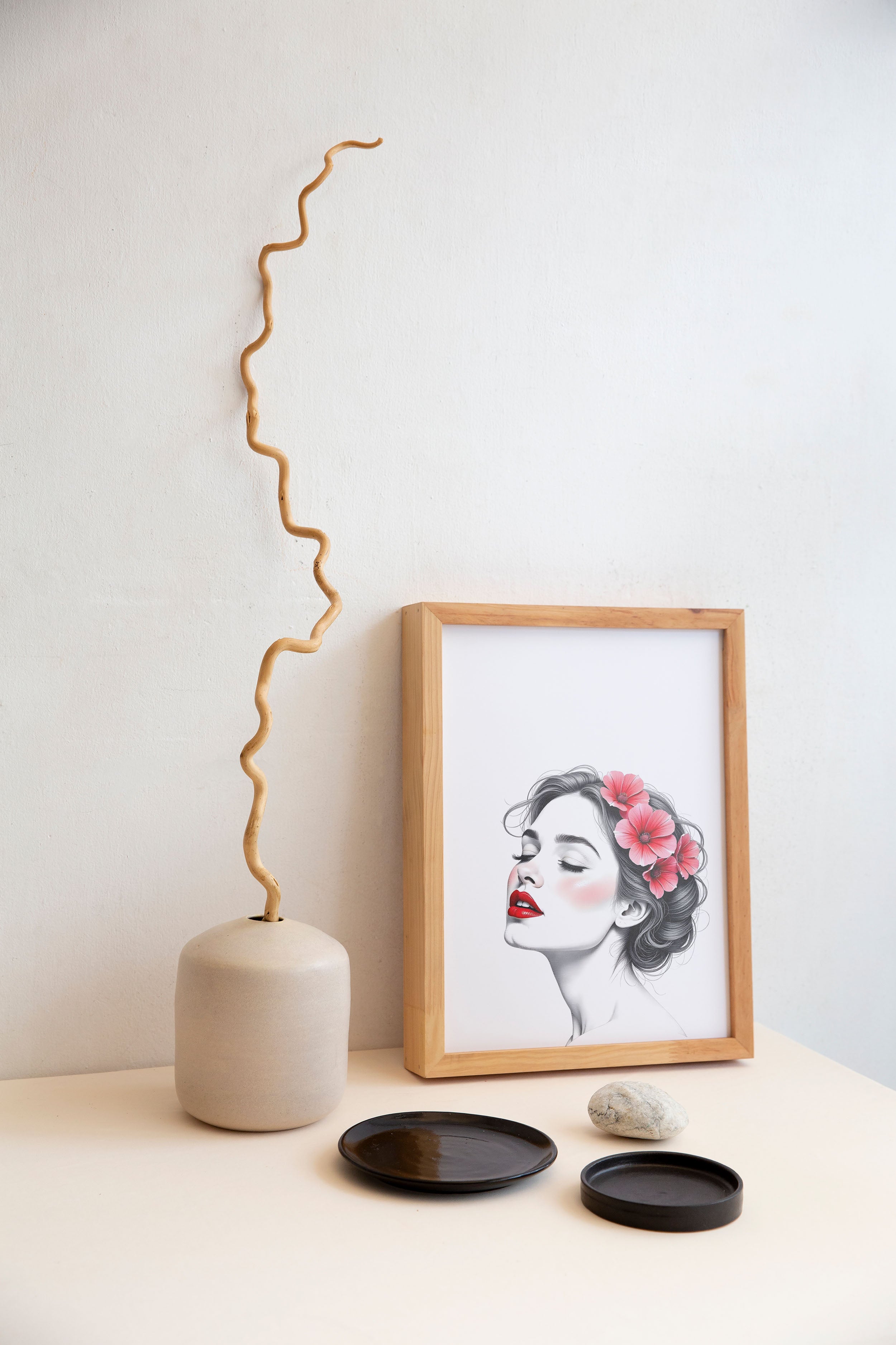 Blush Blossom | Feminine Floral Portrait