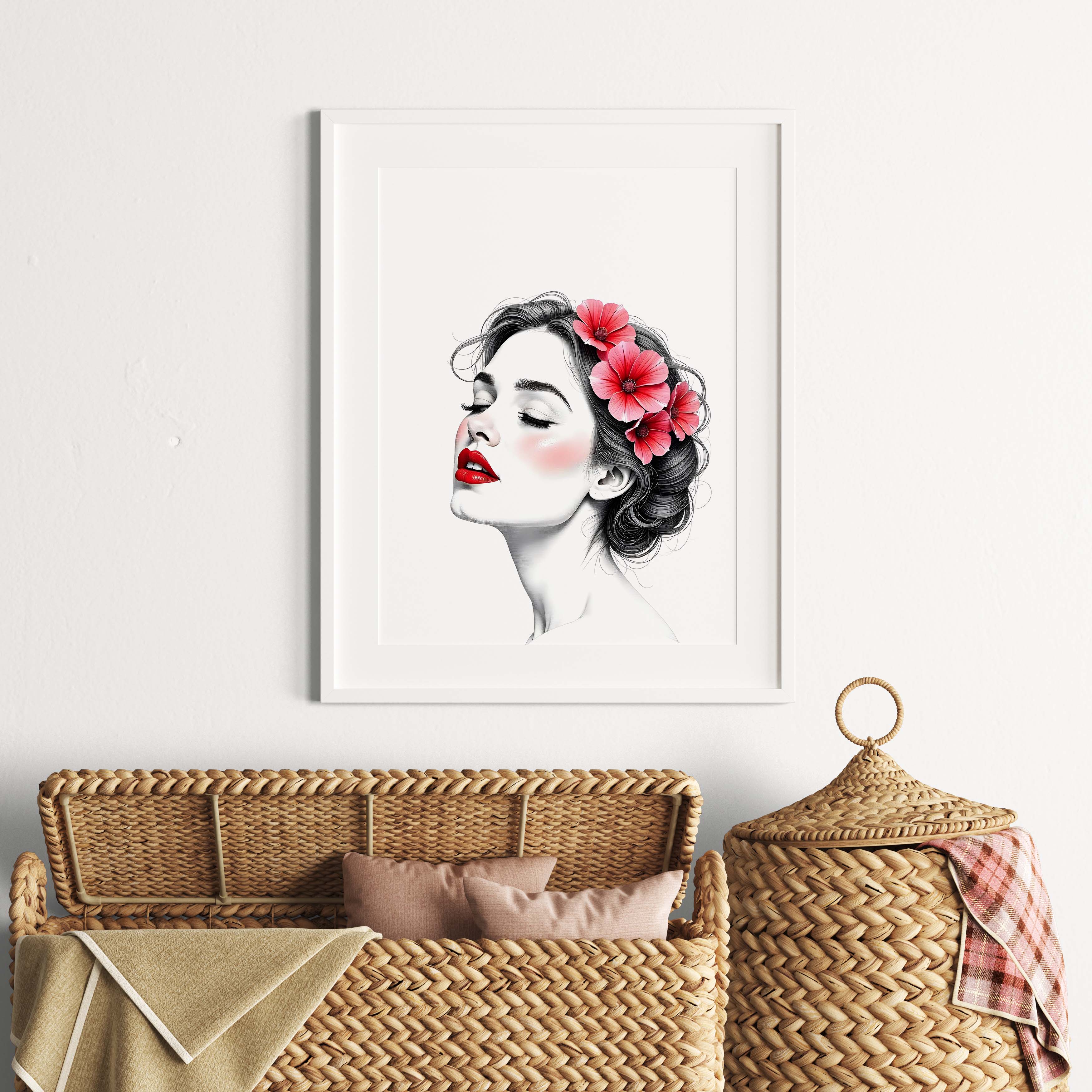 Blush Blossom | Feminine Floral Portrait