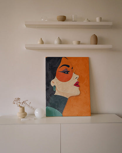 Bold Muse | Contemporary Graphic Woman Portrait