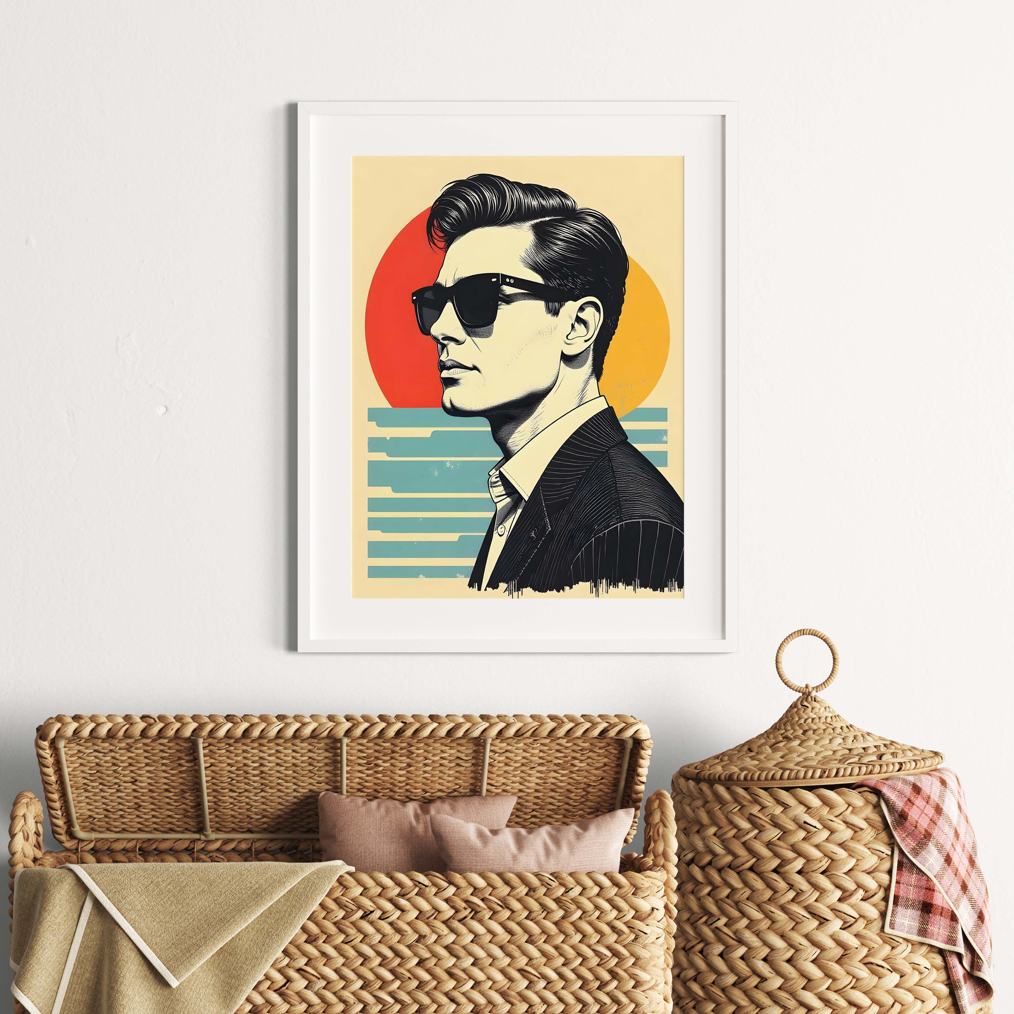Modern Icon | Bold Pop Art Male Portrait