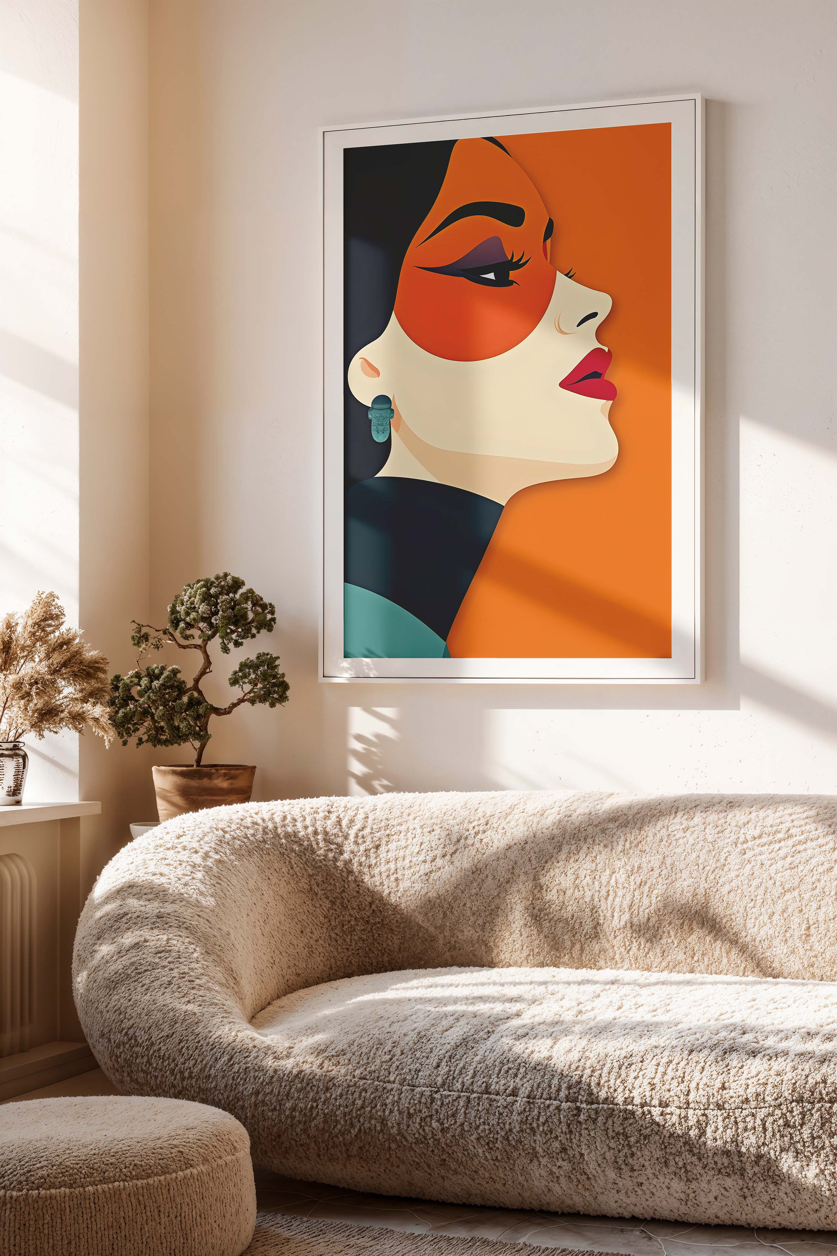 Bold Muse | Contemporary Graphic Woman Portrait