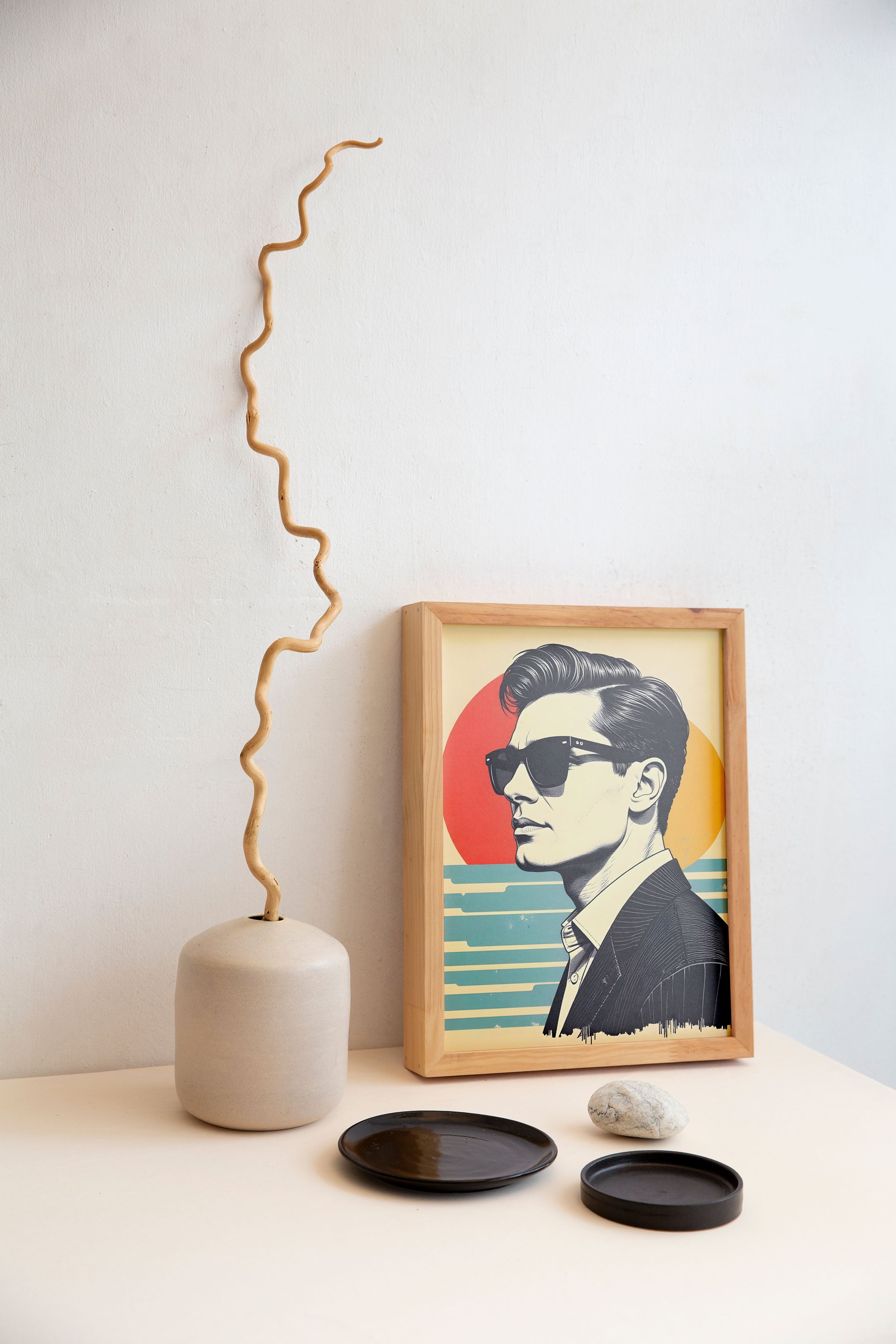 Modern Icon | Bold Pop Art Male Portrait